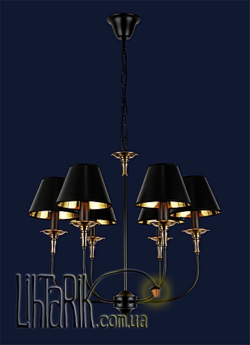 Levistella Подвесная люстра 773C104-6 BK GD (773C104-6 BK+GD)