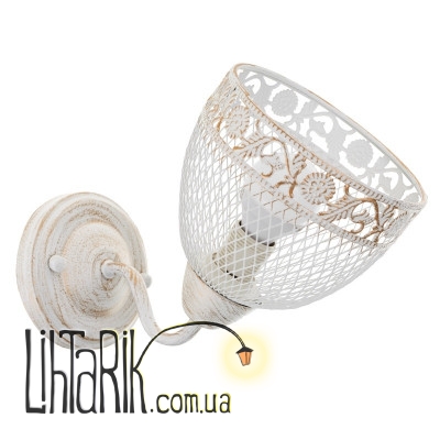 BKL-586W/1 E14 WH бра (Brille 26-638)