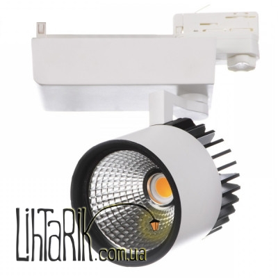 LED-418/38W NW COB WH Трековый led светильник (Brille L105-015)