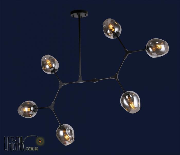 Levistella Подвесная люстра 756LPR0231-6 BK BK (756LPR0231-6 BK+BK)