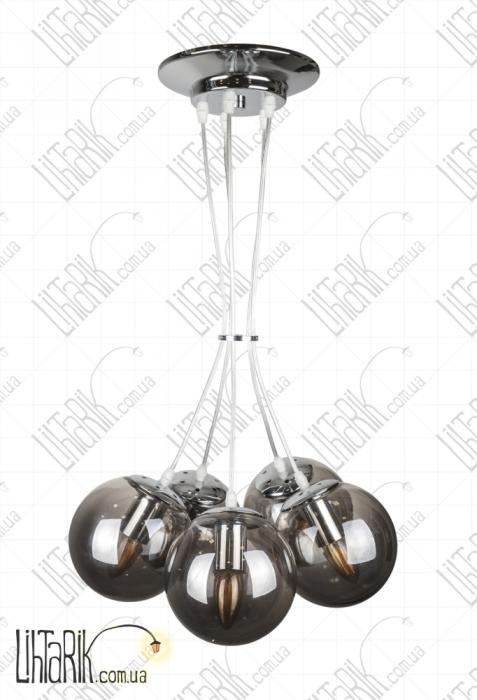 Levistella подвесная люстра 756PR150F-5 CR BK (756PR150F-5 CR+BK)