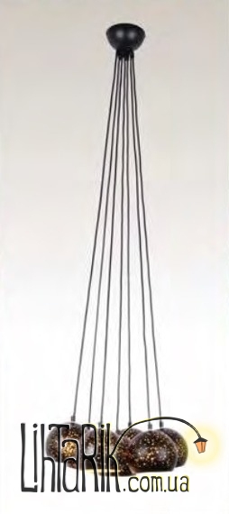 Люстра Zuma Line FRAGOR PEND1066-7-HO-BL+G