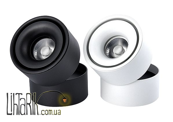 Auhilon Светильник припотолочный obrotowy CRESTON 12W Bia (ZH-H12-BIAA)