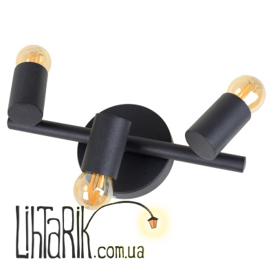 HTL-500/3 E27 BK светильник спот (Brille 26-329)