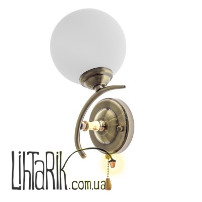 LK-568W/1 E27 AB бра (Brille 26-907)