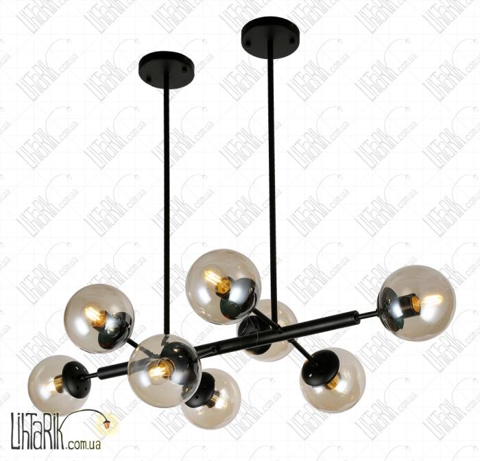Levistella потолочная люстра 7528421-8 BK BR