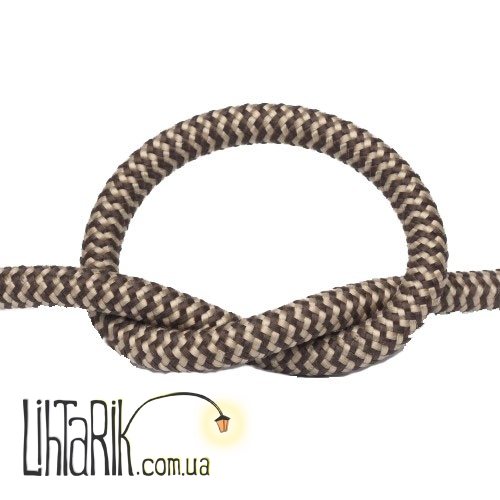 Levistella Провод в тканевой оплетке желто-коричневый