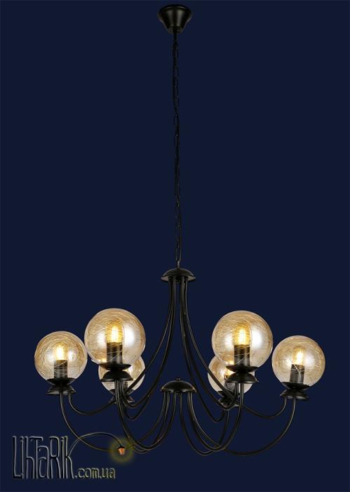 Levistella потолочна люстра 756PR0031-6 BK BR (756PR0031-6 BK+BR)