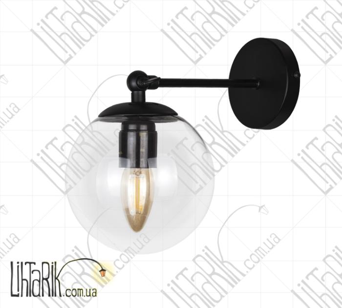 Levistella настенный светильник 756WPR150F-1 BK CL (756WPR150F-1 BK+CL)