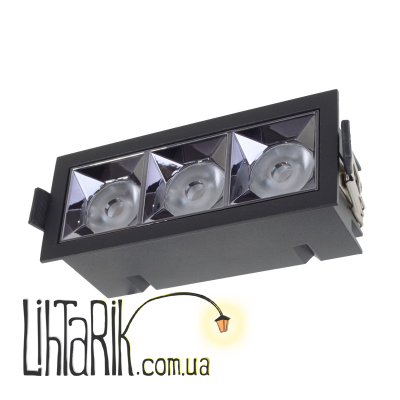 HDL-DT 203/3*4W NW BK светильник (Brille 36-302)