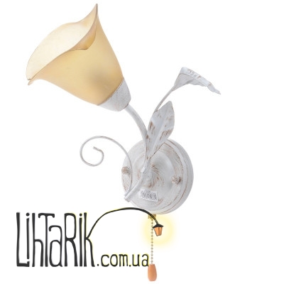 LK-203W/1 E14 Бра с выключателем флористика (Brille L5-367)