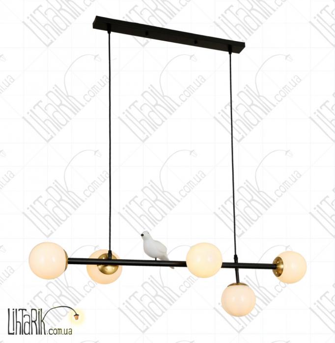 Levistella подвесной светильник 761WKT05-5 BK WH (761WKT05-5 BK+WH)