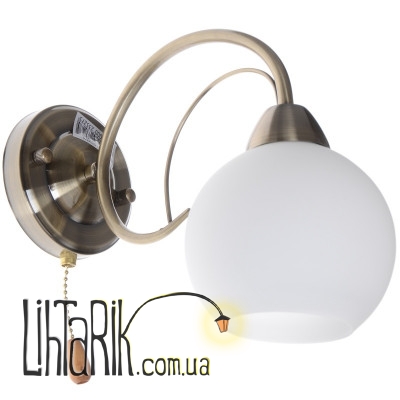 LK-168W/1 Бра с выключателем (Brille YL48)