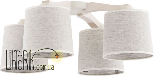 TK Lighting ERIS white 4 plafon - 1974 (27120)