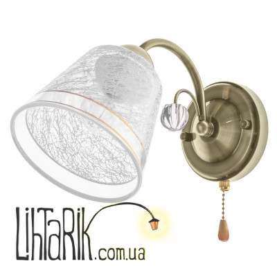 LK-637W/1 E27 AB бра (Brille 29-028)