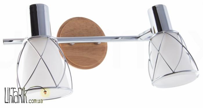 Auhilon Светильник настенный SPOT RUSTIC 2p Chr (16163-2)