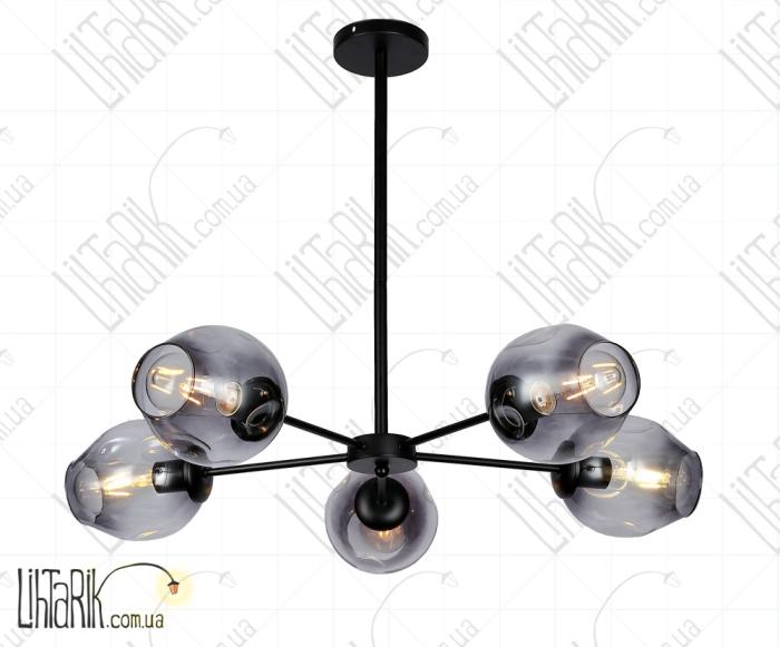 Levistella потолочна люстра 7526039-5 BK BK (7526039-5 BK+BK)