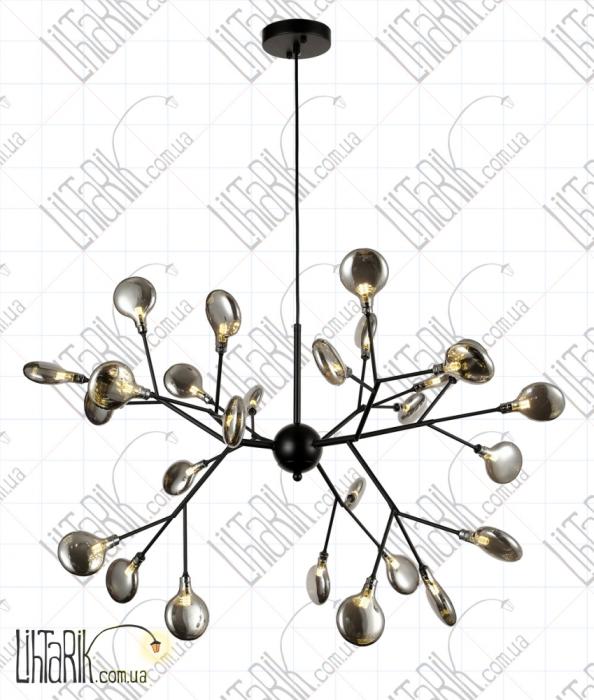 Levistella потолочная подвесная люстра 918LP262-27 BK BK (918LP262-27 BK+BK)