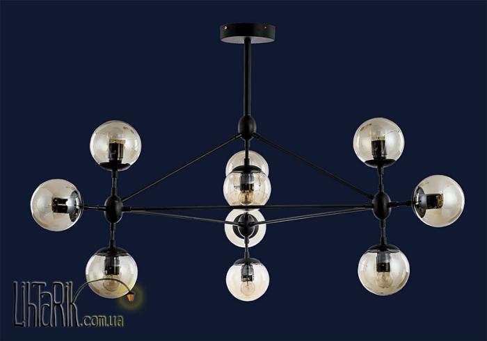 Levistella потолочна люстра 7526030-10 BK+BR