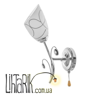 LK-580W/1 E27 CH бра (Brille 26-920)