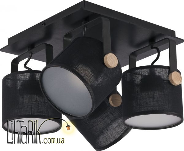 TK Lighting RELAX LED black plafon - 1394