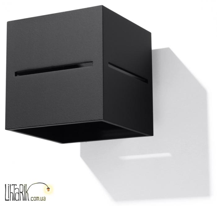 SOLLUX LIGHTING Светильник настенный LOBO Czarny SL.0204