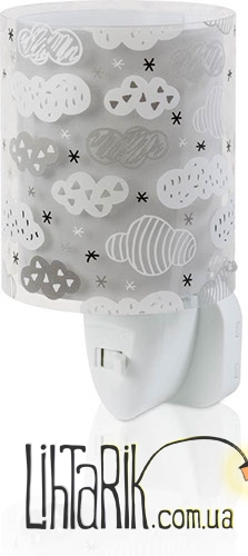Детский ночник в розетку Dalber Clouds Grey - 41415E