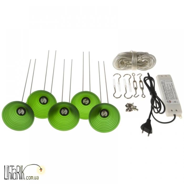 HTL-31/5x20W GREEN светильник струнный (система) (Brille 176126)