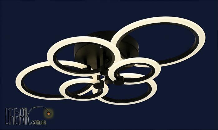 Levistella потолочный светильник 755MX10025-6 BK LED