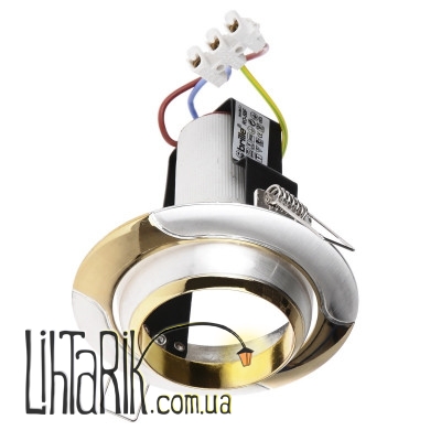 RO-50F SCHR/G светильник точечный поворотный (Brille 161295)