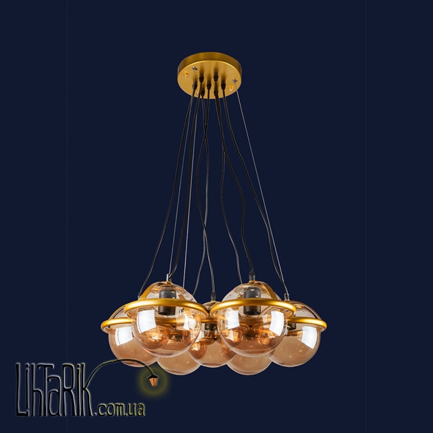 Подвес со стеклянными плафонами 761QTBL07-7