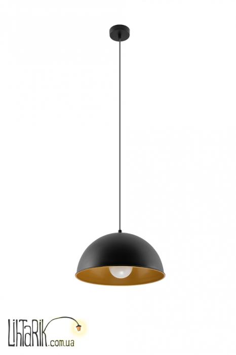 SOLLUX LIGHTING Светильник подвесной OKTAVIA czarno/zota SL.0535