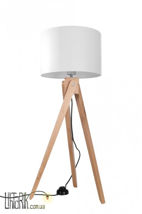 SOLLUX LIGHTING Lampa stojca LEGNO 1 naturalne drewno SL.0523