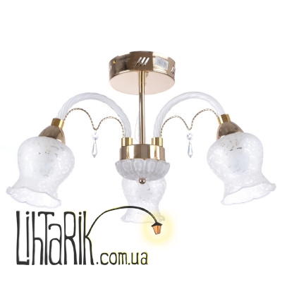 LK-509S/3 E27+LED Люстра потолочная (Brille L90-004)