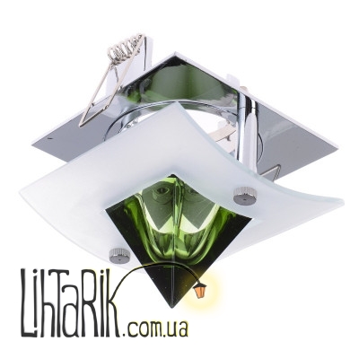 HDL-DS 60 CHR/GREEN светильник точечный декоративный (Brille 163900)