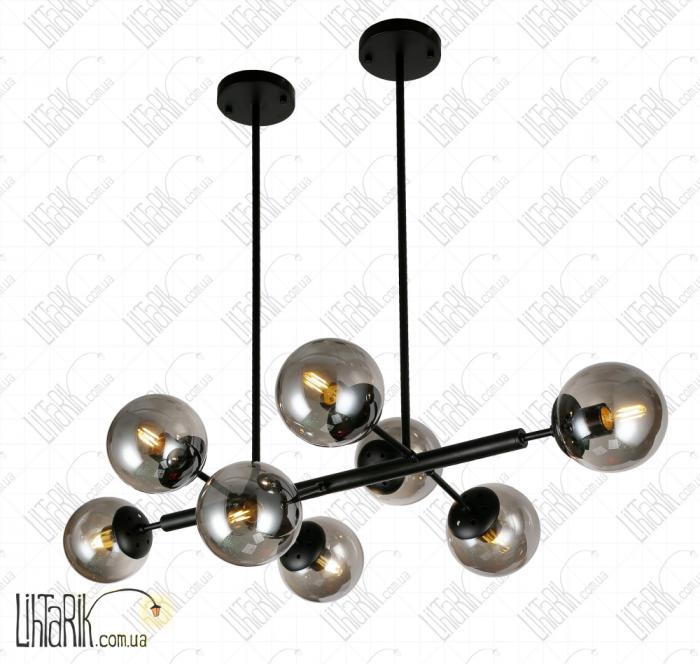 Levistella потолочная люстра 7528421-8 BK BK