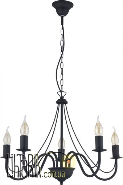 TK Lighting DIANA black 5 подвес - 1757