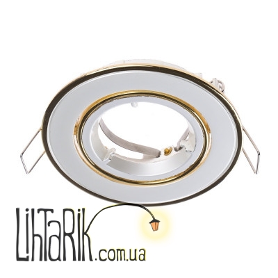 HDL-DT 02 PS/G (81) светильник точечный (Brille 163136)