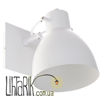 BL-128W/1 E27 WH бра модерн белого цвета (Brille L95-008)