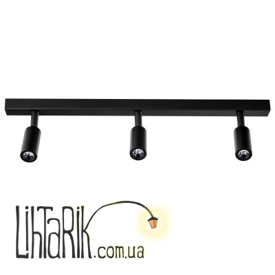 HTL-186/3х3W NW BK светильник спот (Brille 26-493)