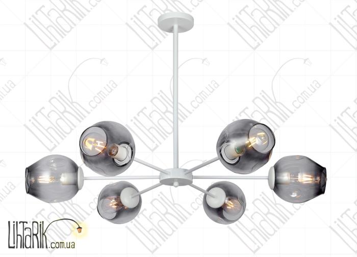 Levistella потолочна люстра 7526039-6 WH BK (7526039-6 WH+BK)