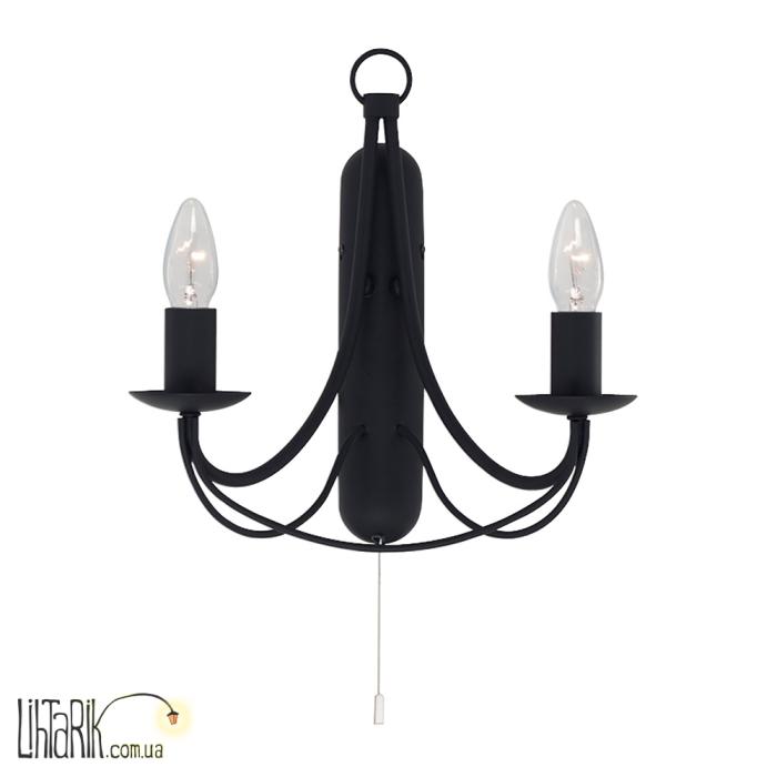 Бра Searchlight Maypole 6342-2BK