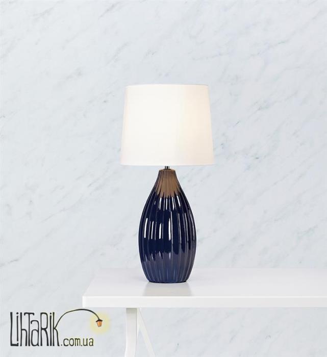 Настольная лампа Markslojd STEPHANIE Table 1L Blue/White (106889)
