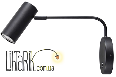 Бра Zuma Line TUBO WL 20034-BK