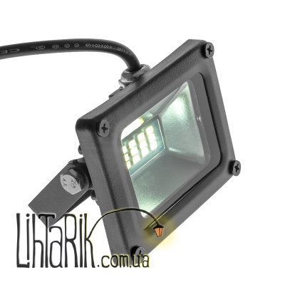 HL-20/10W SMD CW IP65 Прожектор led черный SMD 5730 (Brille 32-502)