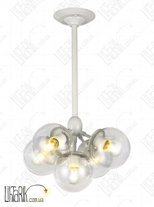 Levistella Потолочная люстра 756PL385-5 WH CL (756PL385-5 WH+CL)