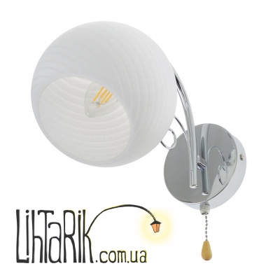 LK-652W/1 E27 CH бра (29-113)