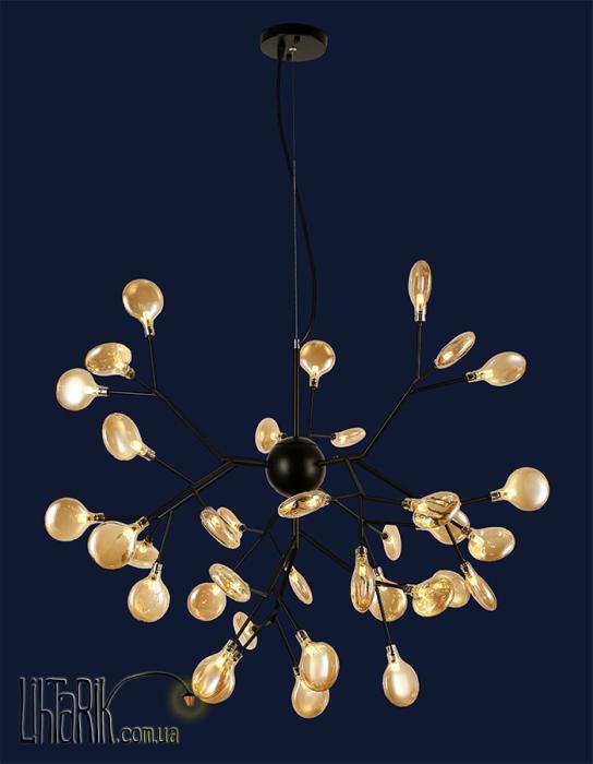 Levistella потолочная люстра 756LPR0233-36 BK BR (756LPR0233-36 BK+BR)