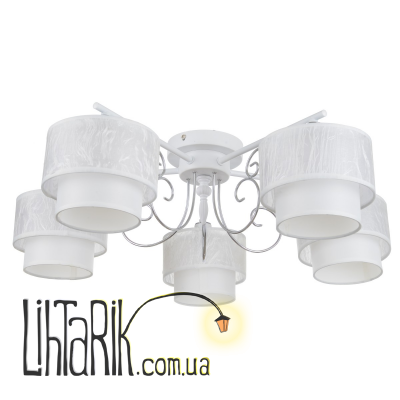 BKL-499S/5 E14 CH+WT люстра (Brille 23-806)