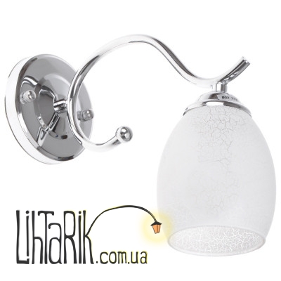 LK-220W/1 E14 CH бра (Brille L53-022)